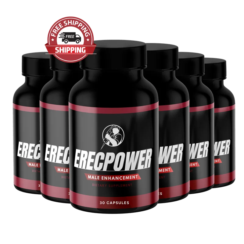 ErecPower Men's Wellness Supplement Bottle (6 Bottle / 180 Day Pack)